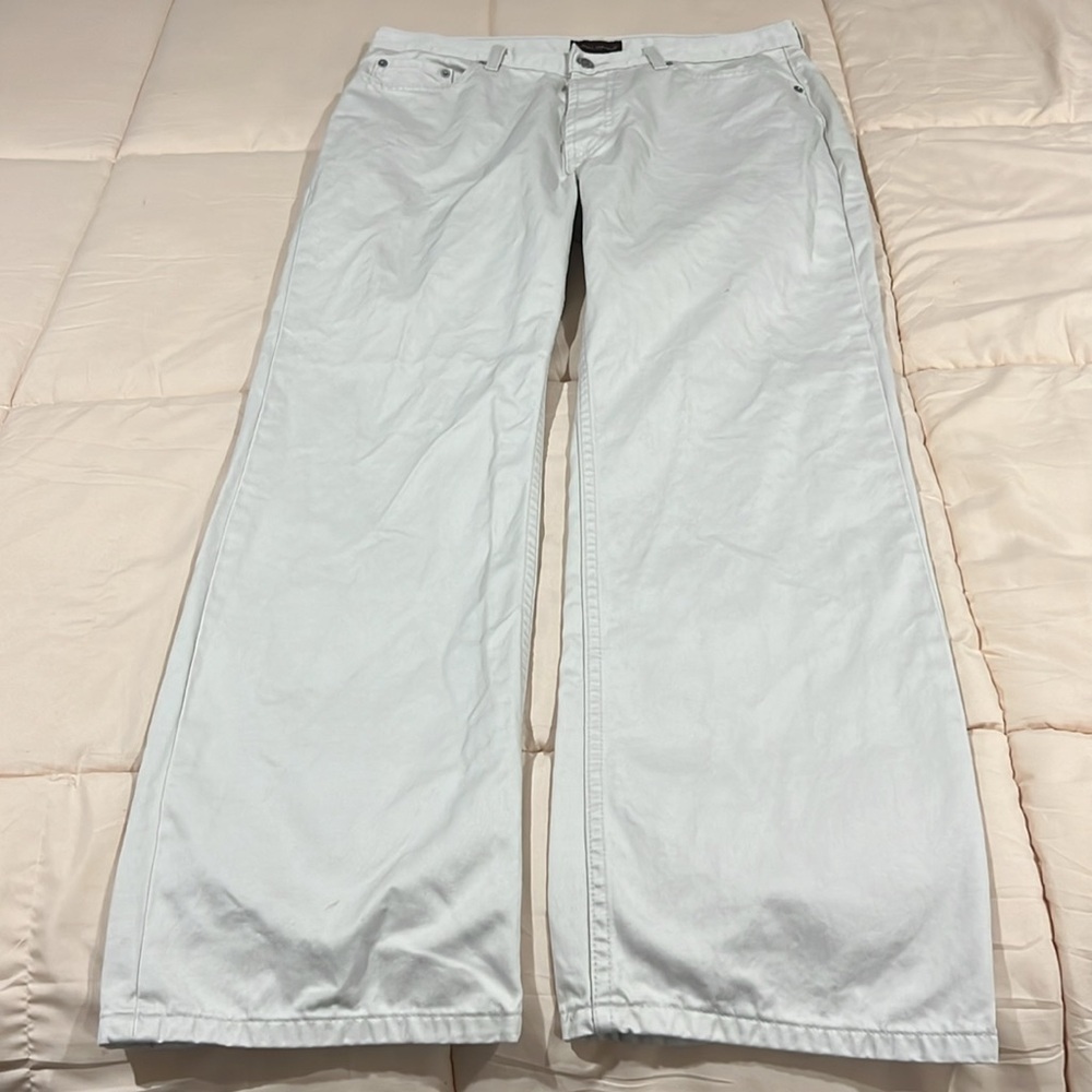 Banana Republic Men’s 34x30 Cream Slim Chino Pants 100% Cotton